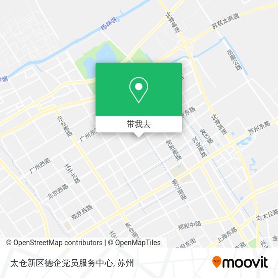 太仓新区德企党员服务中心地图