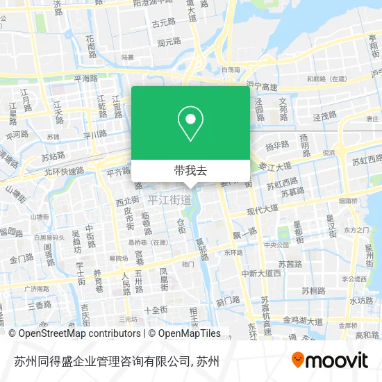 苏州同得盛企业管理咨询有限公司地图