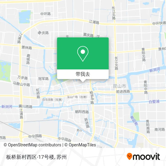 板桥新村西区-17号楼地图