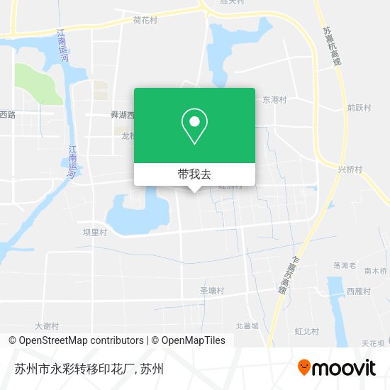 苏州市永彩转移印花厂地图