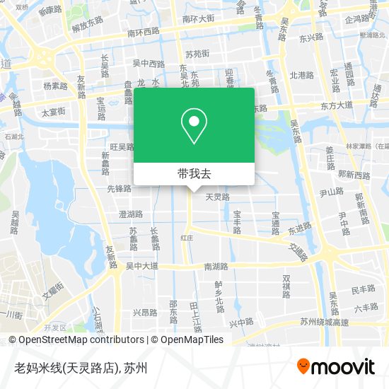 老妈米线(天灵路店)地图
