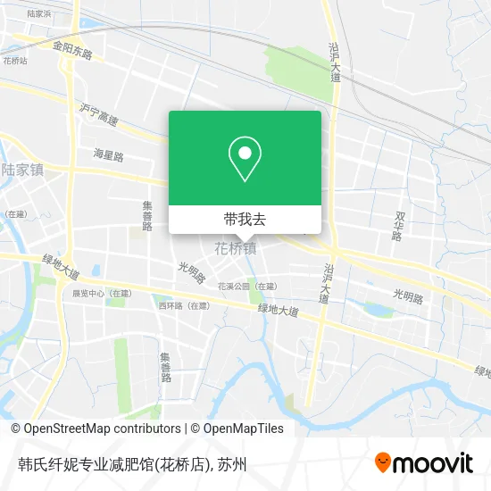 韩氏纤妮专业减肥馆(花桥店)地图