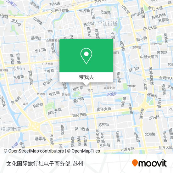 文化国际旅行社电子商务部地图