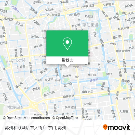 苏州和颐酒店东大街店-东门地图