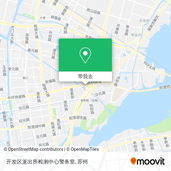 开发区派出所检测中心警务室地图