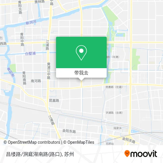 昌缕路/洞庭湖南路(路口)地图