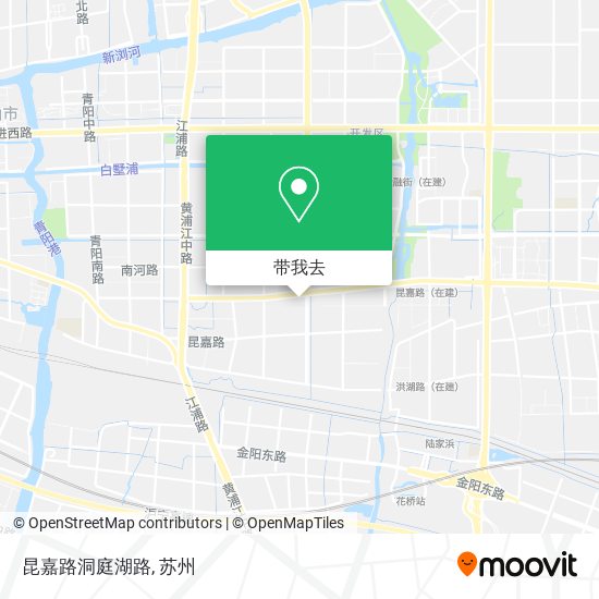 昆嘉路洞庭湖路地图