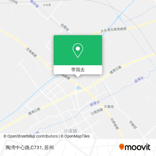 陶湾中心路,C731地图