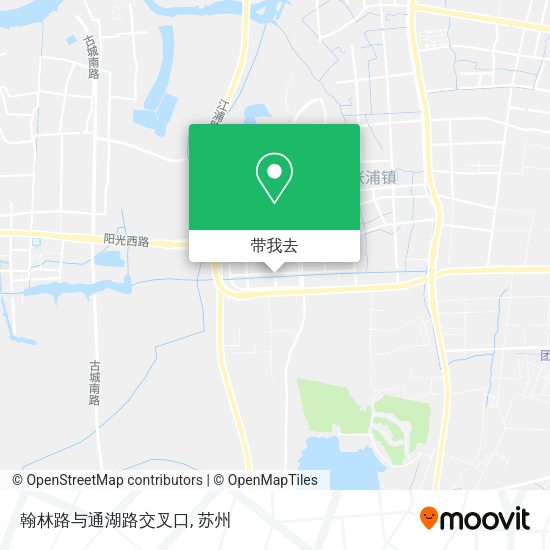 翰林路与通湖路交叉口地图