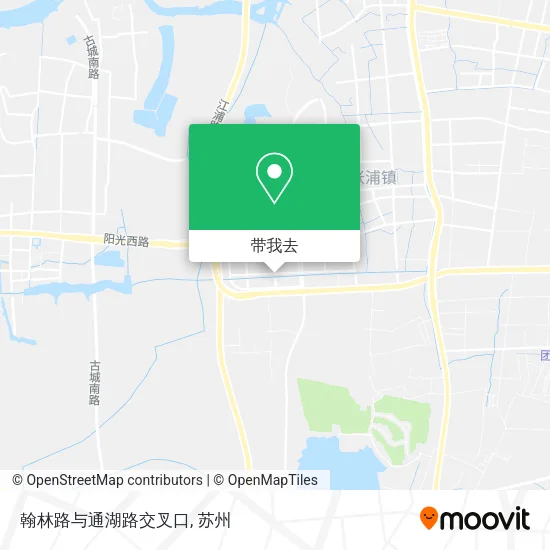 翰林路与通湖路交叉口地图