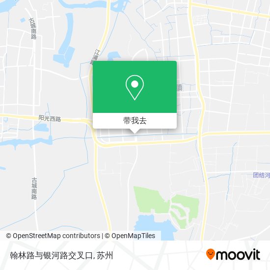 翰林路与银河路交叉口地图