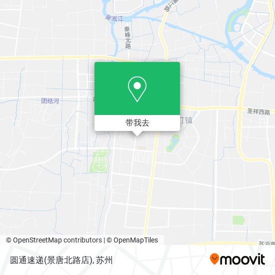 圆通速递(景唐北路店)地图