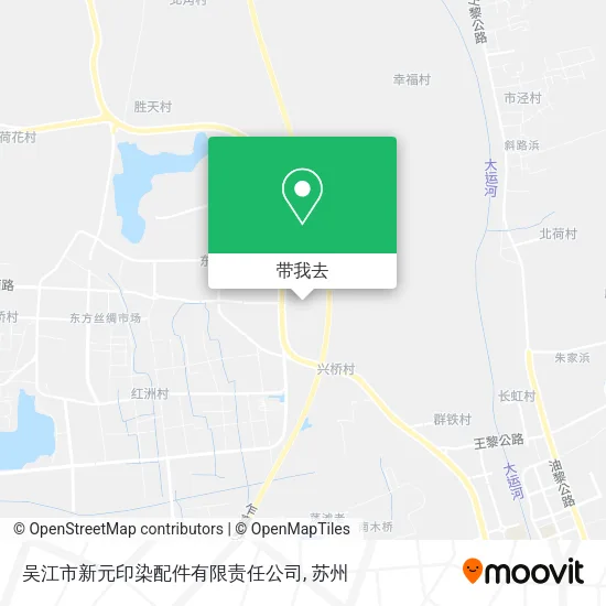 吴江市新元印染配件有限责任公司地图