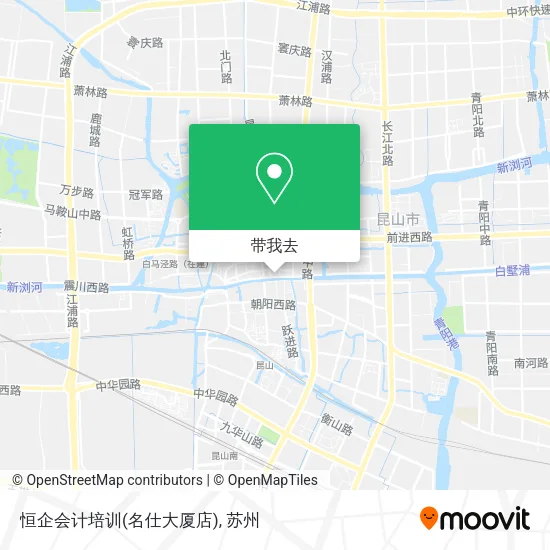 恒企会计培训(名仕大厦店)地图