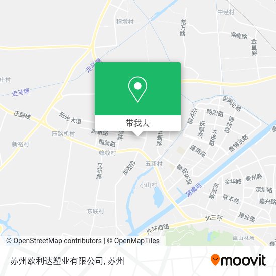 苏州欧利达塑业有限公司地图