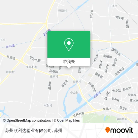 苏州欧利达塑业有限公司地图