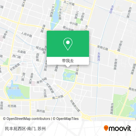 民丰苑西区-南门地图
