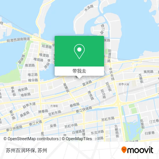 苏州百润环保地图