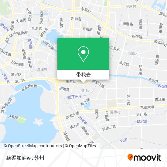 藕渠加油站地图