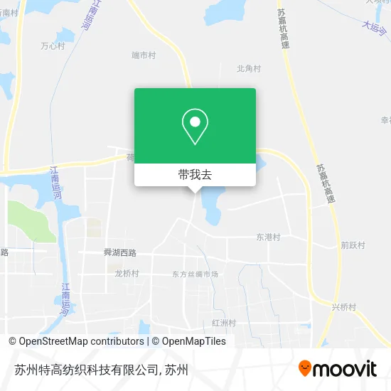 苏州特高纺织科技有限公司地图