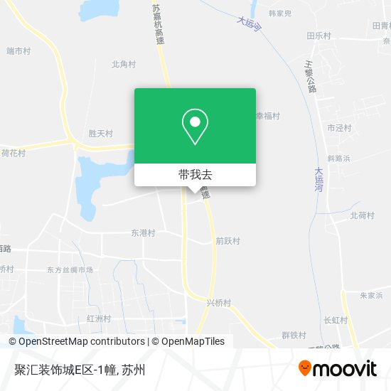 聚汇装饰城E区-1幢地图