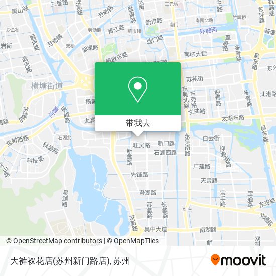 大裤衩花店(苏州新门路店)地图