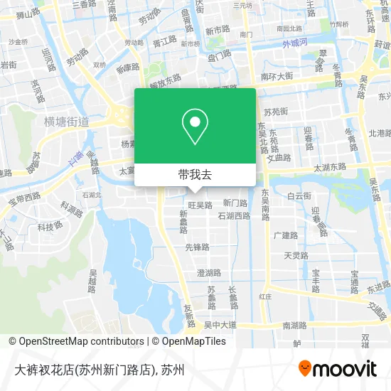 大裤衩花店(苏州新门路店)地图