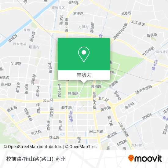 校前路/衡山路(路口)地图