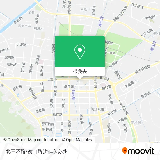 北三环路/衡山路(路口)地图
