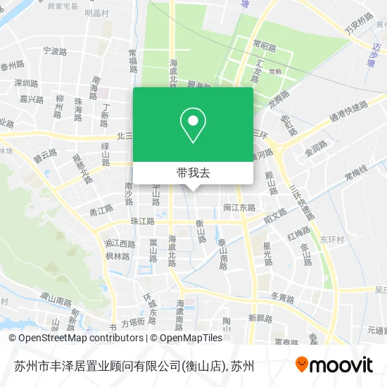 苏州市丰泽居置业顾问有限公司(衡山店)地图