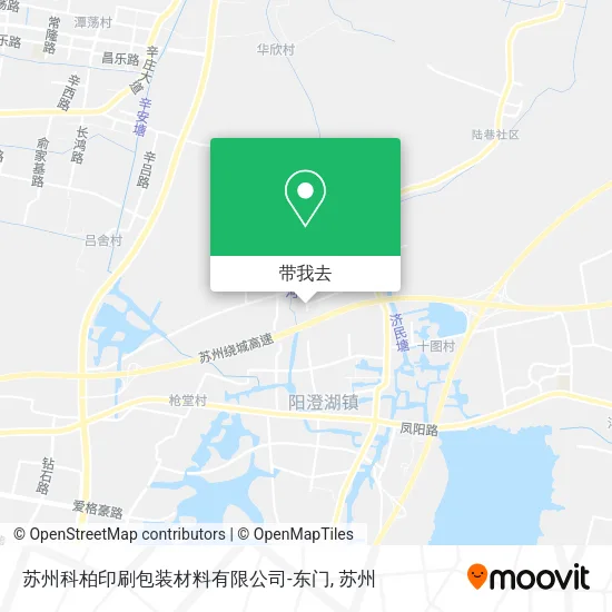 苏州科柏印刷包装材料有限公司-东门地图