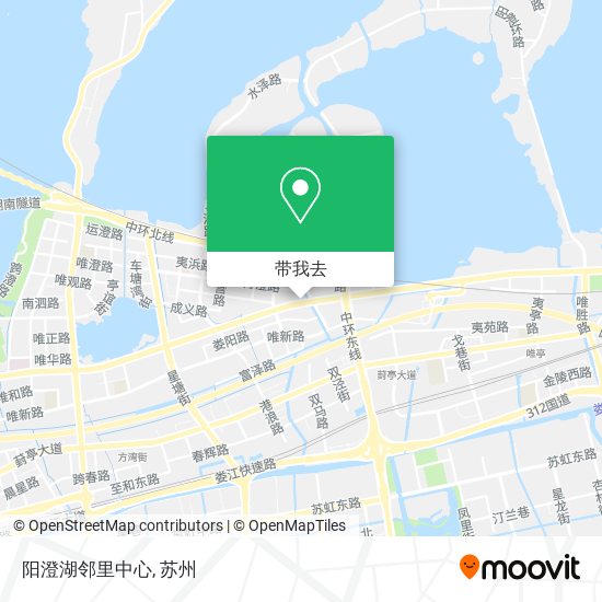 阳澄湖邻里中心地图