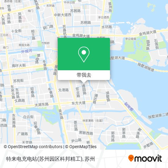 特来电充电站(苏州园区科邦精工)地图
