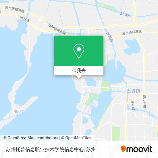 苏州托普信息职业技术学院信息中心地图