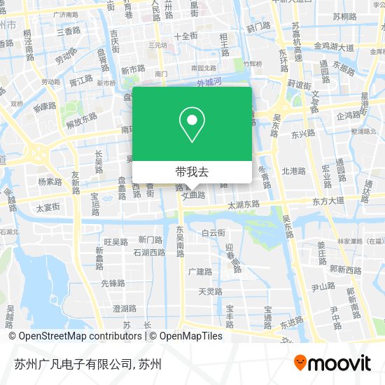苏州广凡电子有限公司地图