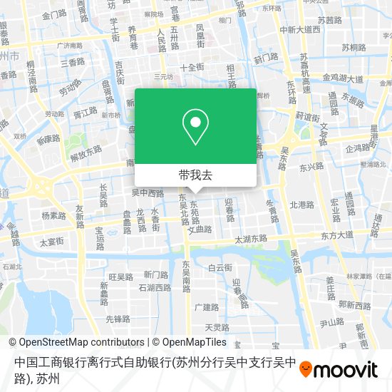 中国工商银行离行式自助银行(苏州分行吴中支行吴中路)地图