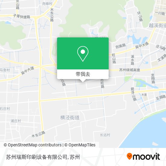 苏州瑞斯印刷设备有限公司地图