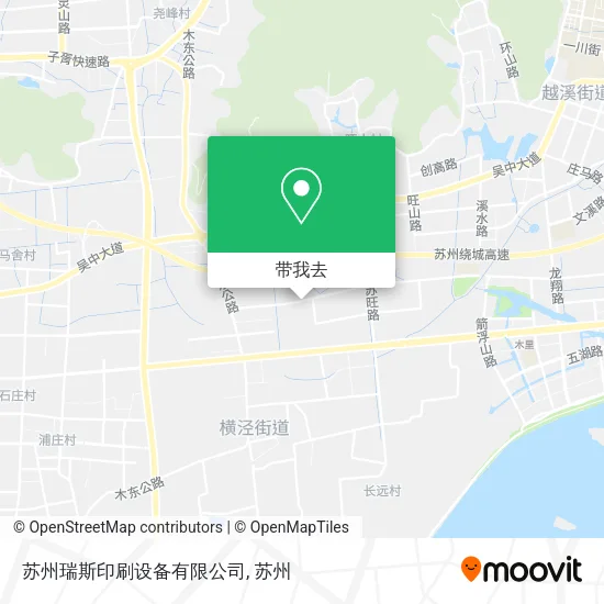 苏州瑞斯印刷设备有限公司地图