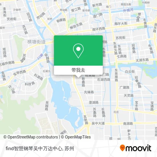find智慧钢琴吴中万达中心地图
