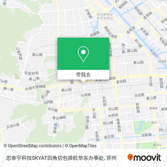 思泰宇科技SKYAT四角切包膜机华东办事处地图