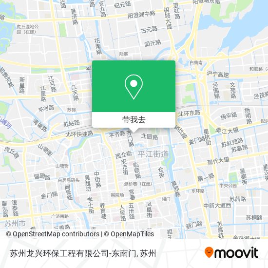 苏州龙兴环保工程有限公司-东南门地图