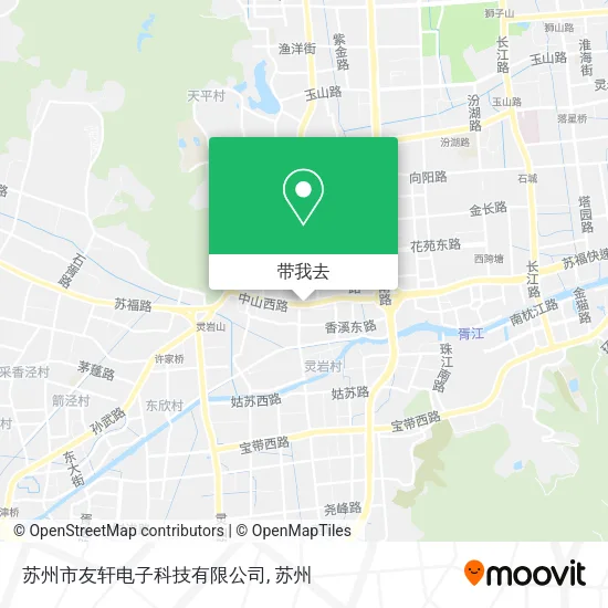 苏州市友轩电子科技有限公司地图