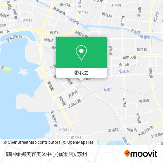 韩国维娜美容美体中心(藕渠店)地图