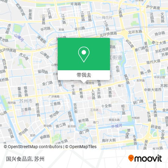 国兴食品店地图