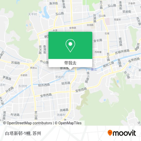 白塔新邨-1幢地图