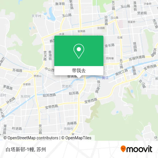 白塔新邨-1幢地图