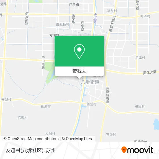 友谊村(八坼社区)地图