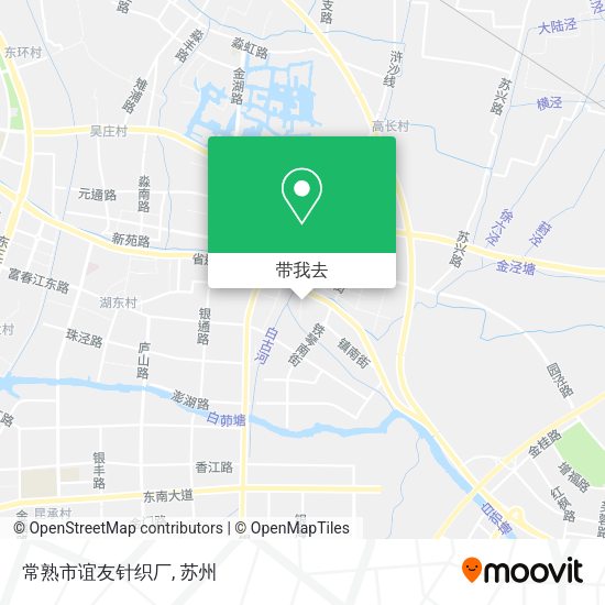 常熟市谊友针织厂地图