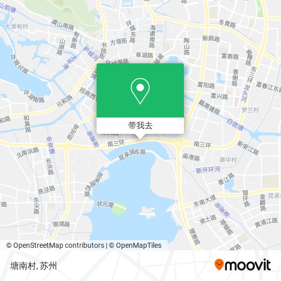 塘南村地图