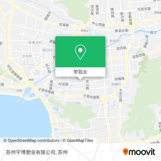 苏州宇博塑业有限公司地图
